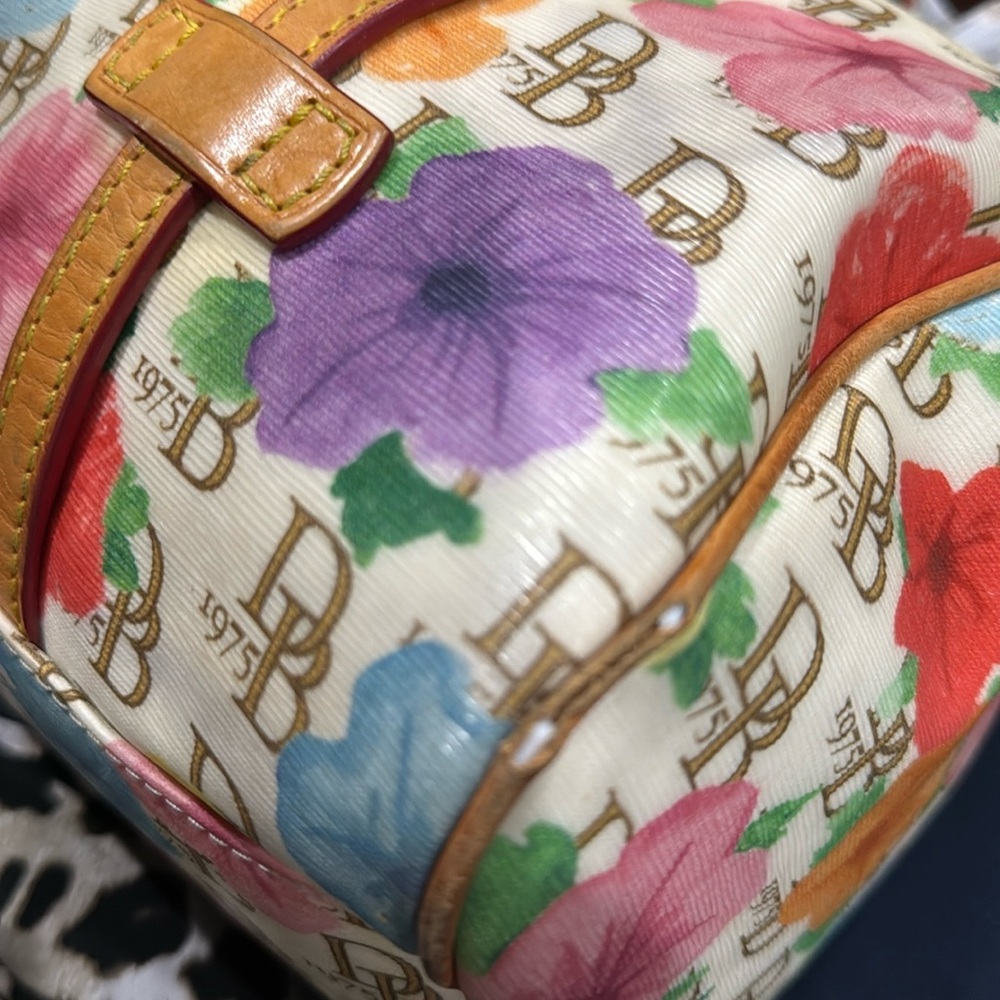 Dooney & Bourke Floral Satchel Bag in Multicolor - Picture 9 of 14